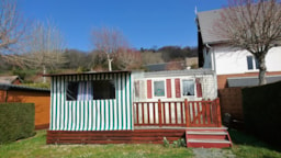 Location - Mobil-Home Jonquille 24M² + Terrasse 10M² - 2 Chambres - Tv - Camping Le Panoramique