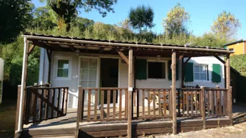 Mietunterkunft - Mobilheim Verveine N°23 Von 28 M² + Terrasse 14 M² - 2 Zimmer - Tv - Camping Le Panoramique 