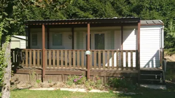 Mietunterkunft - Mobilheim Verveine N° 82 Von 25 M² + Terrasse 14 M² - 2 Zimmer - Tv - Camping Le Panoramique 