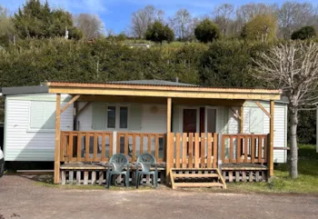 Mietunterkunft - Mobilheim Narcisse Nr. 52 – 38 M² + 14 M² Terrasse – 2 Schlafzimmer – 2 Wcs – Tv - Camping Le Panoramique 