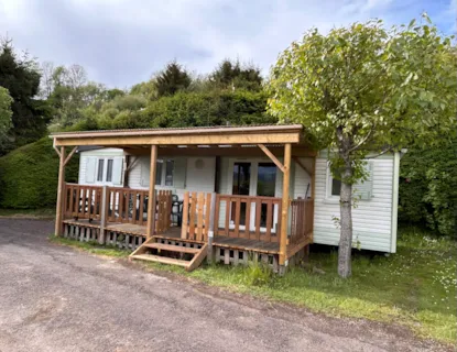 Mobil Home Narcisse N°52 - 38 M² + Terrasse 14 M² - 2 Chambres - 2 Wc - Tv