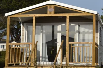 Mietunterkunft - Mobilheim Blick Aufs Meer 2 Zimmer - Überdachte Terrasse - Camping Armor Loisirs