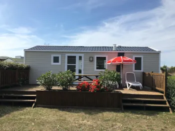 Mietunterkunft - Mobilheim Confort 2 Zimmer Ohne Meerblick - Camping Le Ranch