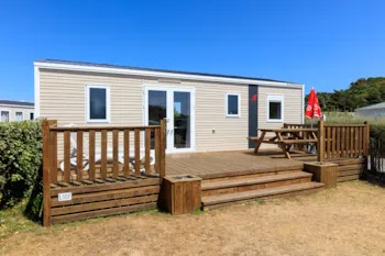 Mietunterkunft - Mobilheim Confort 3 Zimmer Ohne Meerblick - Camping Le Ranch