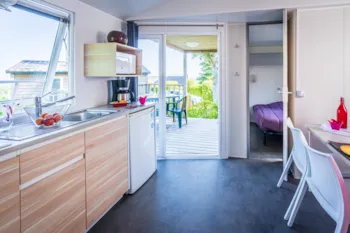 Mietunterkunft - Mobilheim Confort  2 Schlafzimmer - Camping Locronan