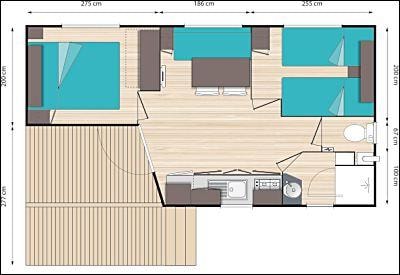 Mobilhome CONFORT 2 bedrooms — 4