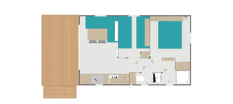 Mobilhome Premium Plus 2 Chambres
