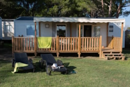 Accommodation - Mobile-Home Ciela Privilège 2 Bedrooms - 2 Bathrooms - Camping Avignon Parc