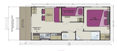 Gipsycar - 2 bedrooms - 1 bathroom - IRM