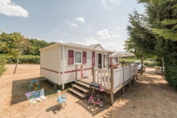 Accommodation - Mobile Home - 3 Bedrooms - 1 Bathroom - Louisiane Florès - Castel Camping Château de Poinsouze