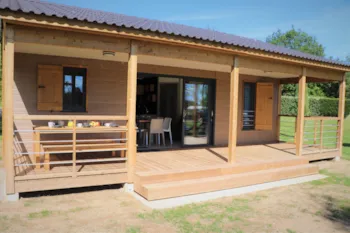 Mietunterkunft - Hütte Premium - 3 Zimmer - Castel Camping Château de Poinsouze