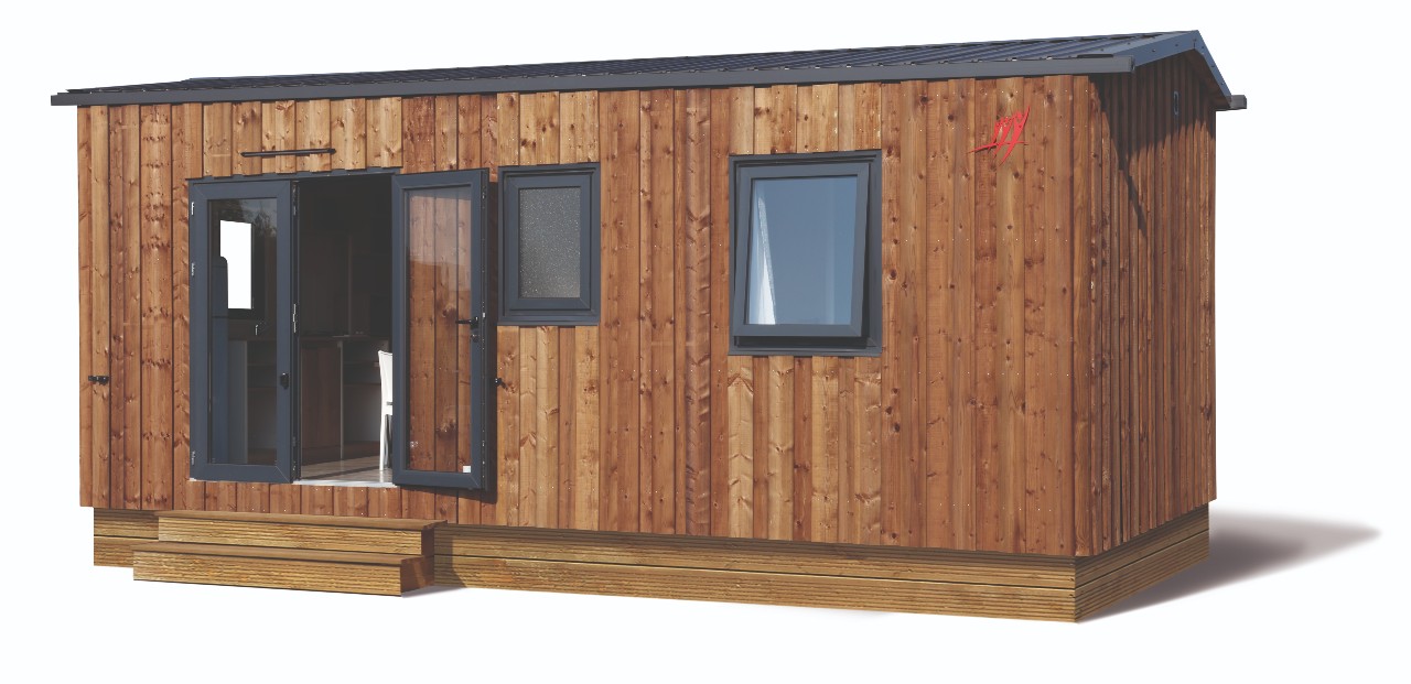 Accommodation - Rapidhome Wooden Hut 24 M² - 2 Bedrooms - Castel Camping Château de Poinsouze