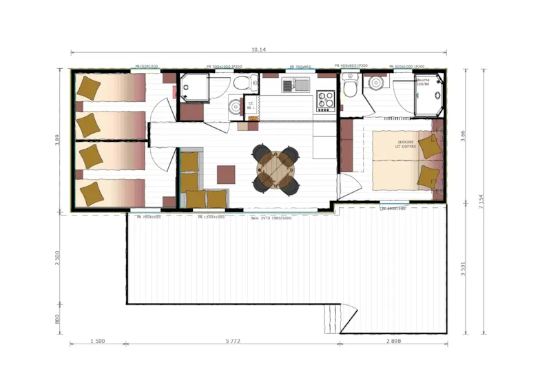 Manyara Premium - 40M² - 3 Chambres - 2 Salles De Bain