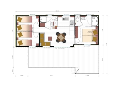 Manyara PREMIUM - 40m² - 3 bedrooms - 2 bathrooms