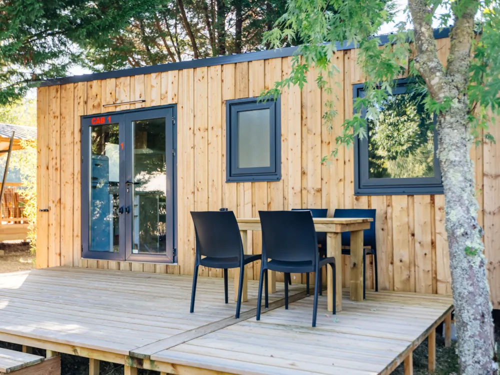 Location - Rapidhome Cabane 24 M² - 2 Chambres - Castel Camping Château de Poinsouze