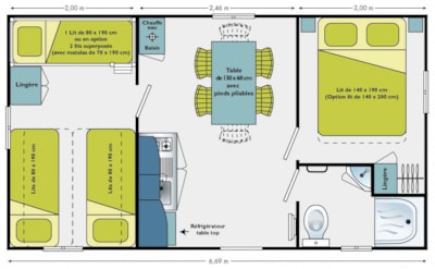Mobile home Confort DOMINO