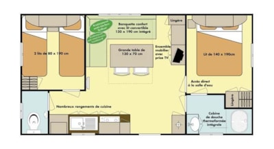 Mobile home Confort SUPER MERCURE