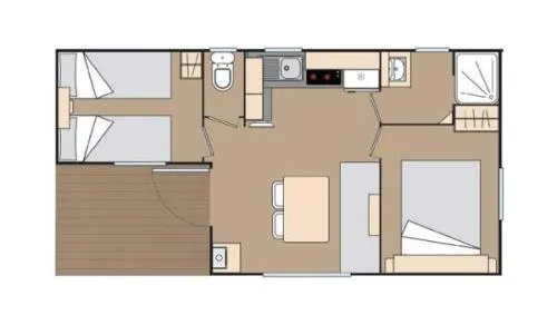 Mobile Home Grand Confort Sun Roller Ancien