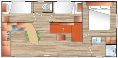 Mobile home Maxi Confort VISIO air-conditioning