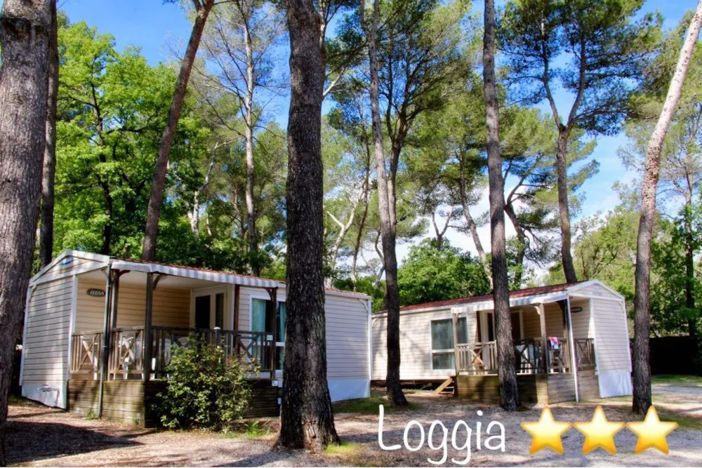 Location - Mobile Home Maxi Confort Loggia Climatisation - Camping le Devançon
