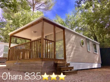 Mietunterkunft - Mobilheim Maxi  Confort O'hara 835T Klimaanlage - Camping le Devançon