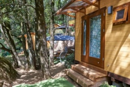 Accommodation - Wooden Cabin Senino - 15M² - Camping Les Oliviers