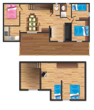 Chalet tradition -40m² + Mezzanine and 20m² Terrace — 9