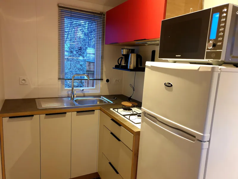 Chalet Mobile Modulo 20M² + Terrasse Couverte De 15M²