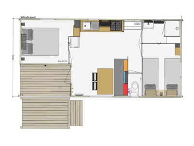 Mobil Home Malaga - 25 m² + 8m² semi-covered terrace — 8
