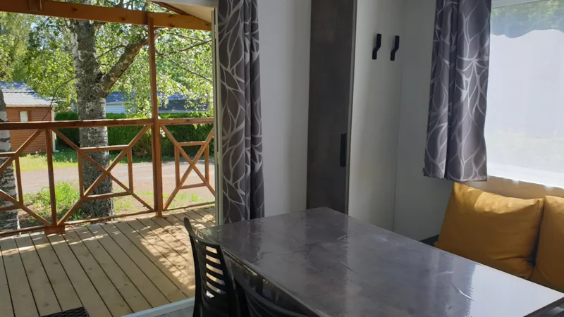 Chalet Mobile Panama 23 M² + Terrasse Couverte De 9M²