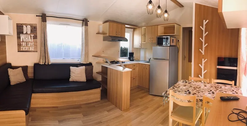 Chalet Mobile Nirvanna 33M² + Terrasse Semi-Couverte De 15M²