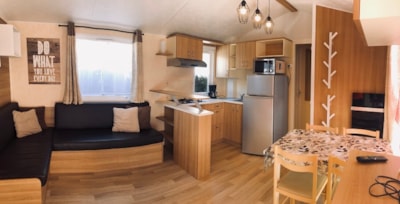 Nirvanna Mobile Chalet -33m² + 15m² semi-covered terrace — 2