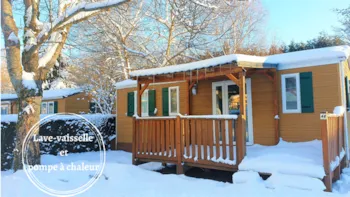 Mietunterkunft - Chalet Mobile Bermude 30M ² (3 Zimmer + Terrasse) - Camping Bois de Gravière