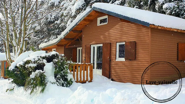Location - Chalet Tradition 9 Personnes 40M² + Mezzanine Et Terrasse De 20M² - Camping Bois de Gravière