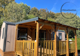 Accommodation - Chalet-Mobil Bergame 33M² + Terrasse - Camping Bois de Gravière