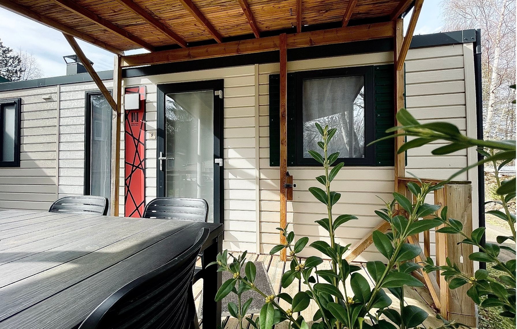 Location - Mobil Home Modulo Duo 27 M² + Terrasse De 15M² - Camping La Gravière