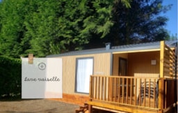 Location - Chalet-Mobil Malaga 25M² + Terrasse 4 Pers - Camping Bois de Gravière