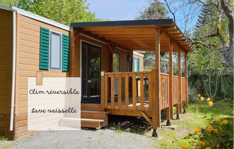 Chalet Mobile Santa Fé 31 M² + Terasse De 15M² Semi Couverte