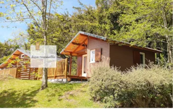 Mietunterkunft - Chalet Tradition 4 Personnes Confort 21M² (1 Zimmer + Mezzanine + Terrasse) - Camping Bois de Gravière
