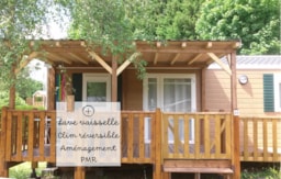 Mietunterkunft - Chalet Mobile Ibiza Espace 31M² Pmr (2 Zimmer + Terrasse) - Camping Bois de Gravière