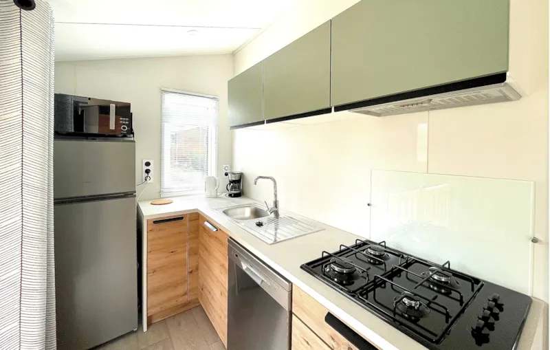 Chalet-Mobil Bergame 33M² + Terrasse