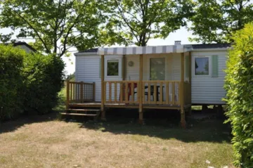 Location - Mobilhome Milande, 28M², 7X4, Terrasse Couverte - Camping Brantôme Far Ouest