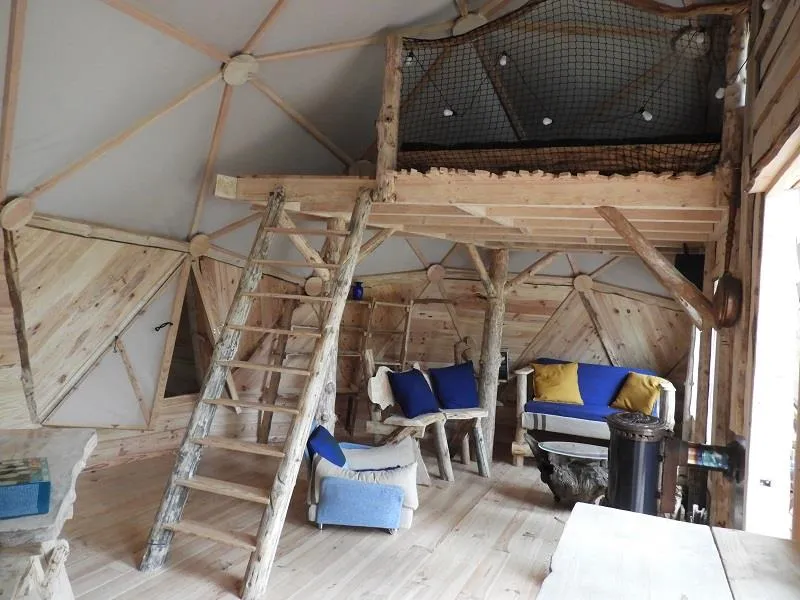 Location - Cabane En Bois - Le Refuge Du Bouchot - Camping du Mettey****