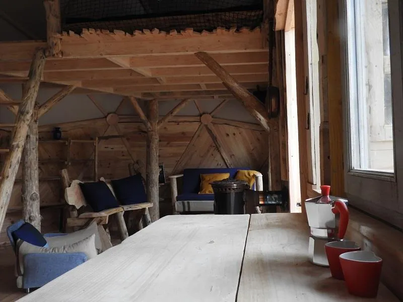 Cabane En Bois - Le Refuge Du Bouchot