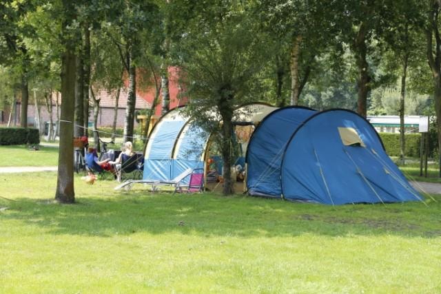 Stellplatz Zelt und Fahrrad