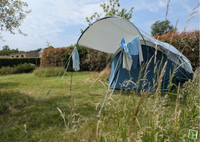Pitch tent and bicycle — 3