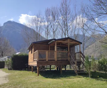Mietunterkunft - Cabane Lodge Nature - Camping des Gaves