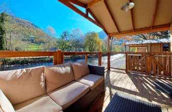 Mietunterkunft - Komfort-Lodge-Kabine - Camping des Gaves