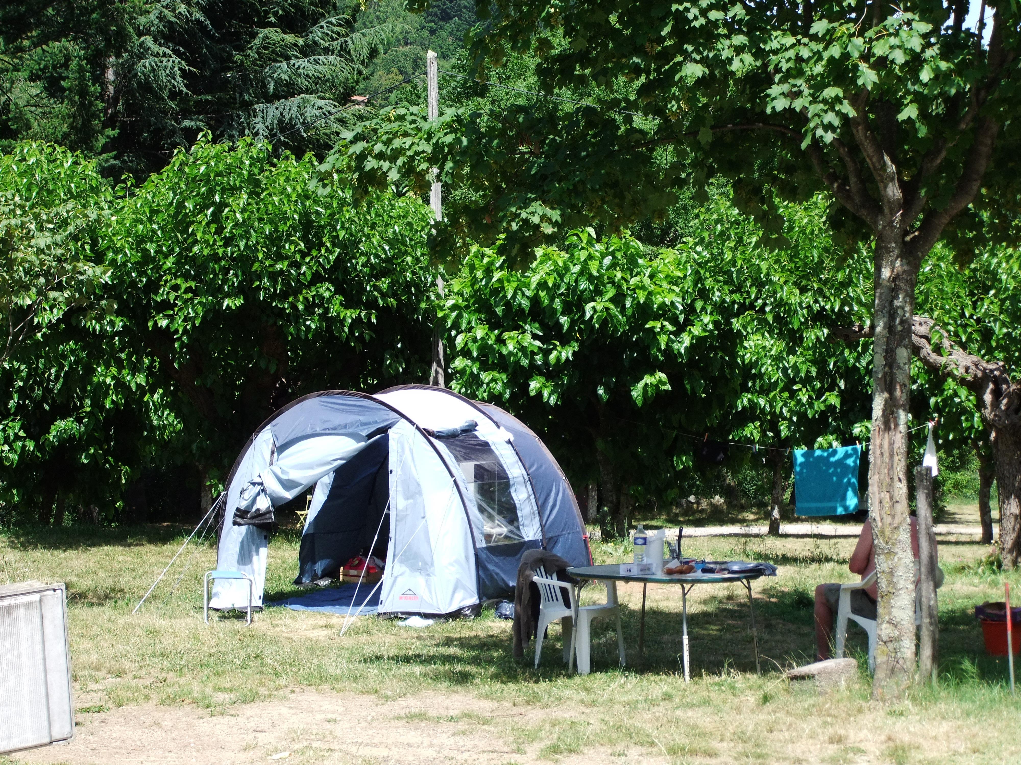 Standplaatsen tent/caravan