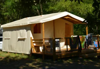 Mietunterkunft - Ecolodge Vacalians - Camping du Pont de Mercier
